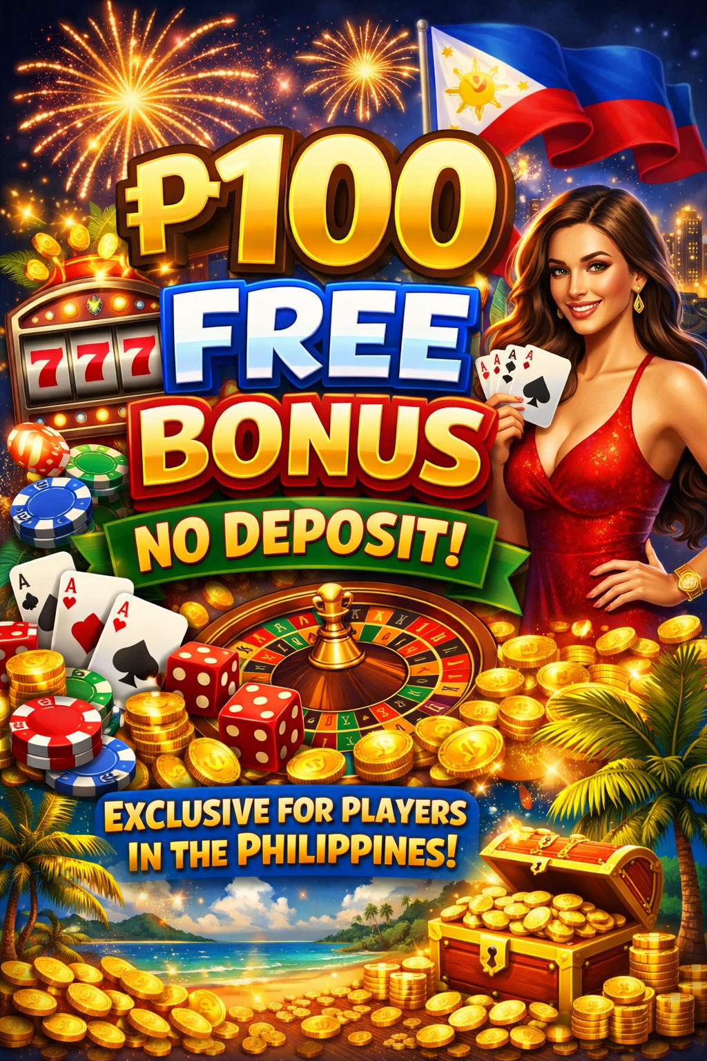 100 Free Bonus Casino No Deposit Philippines